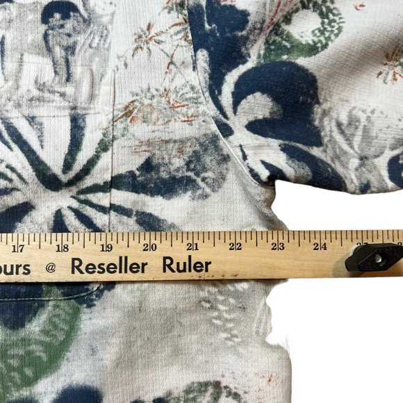 Duke Kakanamoku Shirt Mens XL Hawaiian Button Front Short Sleeve Tropical - Picture 5 of 9